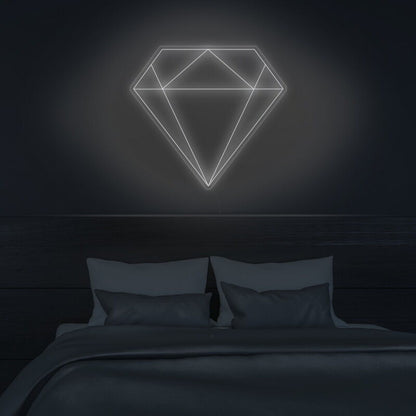Diamond Neon Sign Adds Sparkle To Elegant Decor | Shineneon