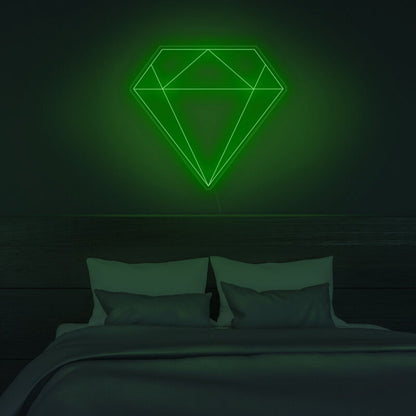 Diamond Neon Sign Adds Sparkle To Elegant Decor | Shineneon