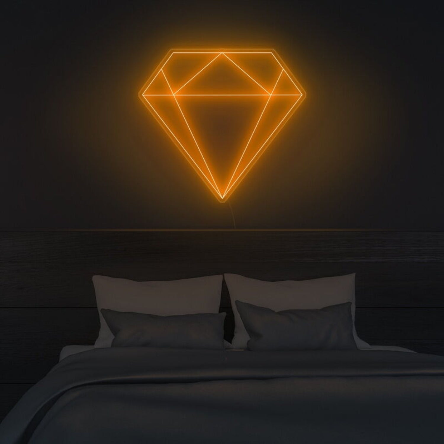 Diamond Neon Sign Adds Sparkle To Elegant Decor | Shineneon