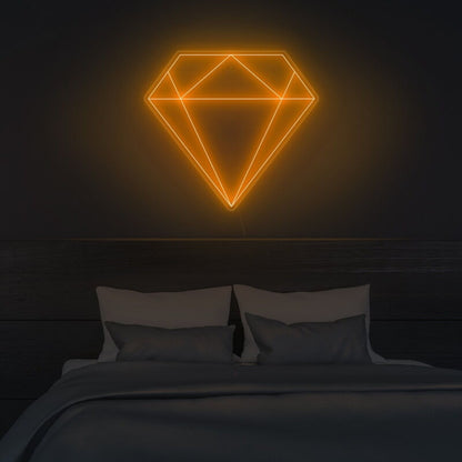 Diamond Neon Sign Adds Sparkle To Elegant Decor | Shineneon