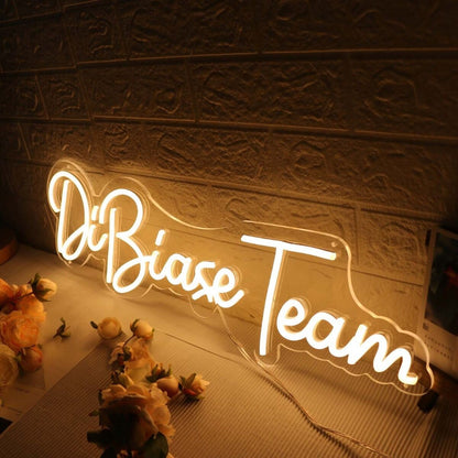 Dibiase Team Yellow Led Neon Sign - Shineneon