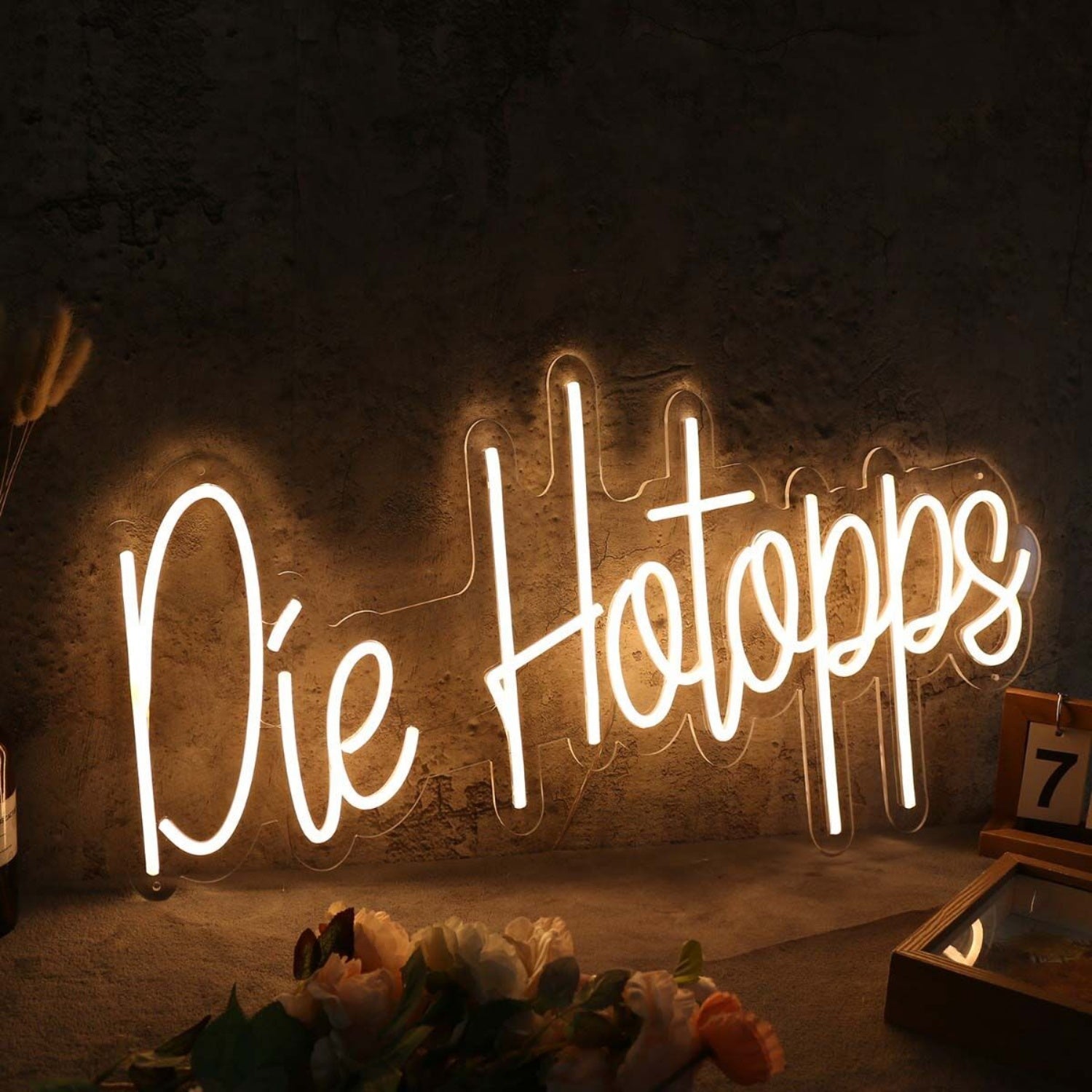 Die Hotopps Yellow Led Neon Sign - Shineneon