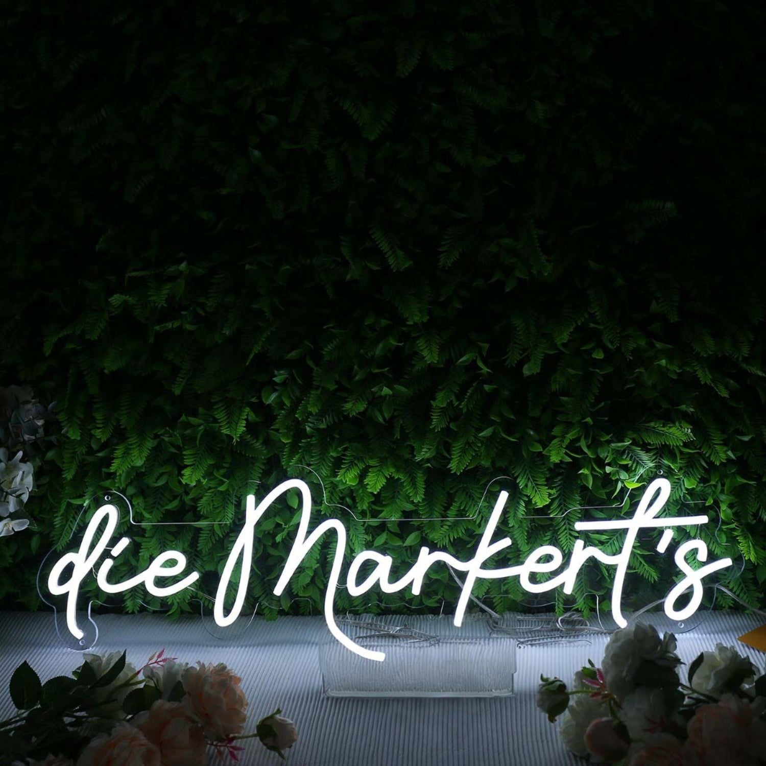 Die Markerts White Led Neon Sign | Shineneon