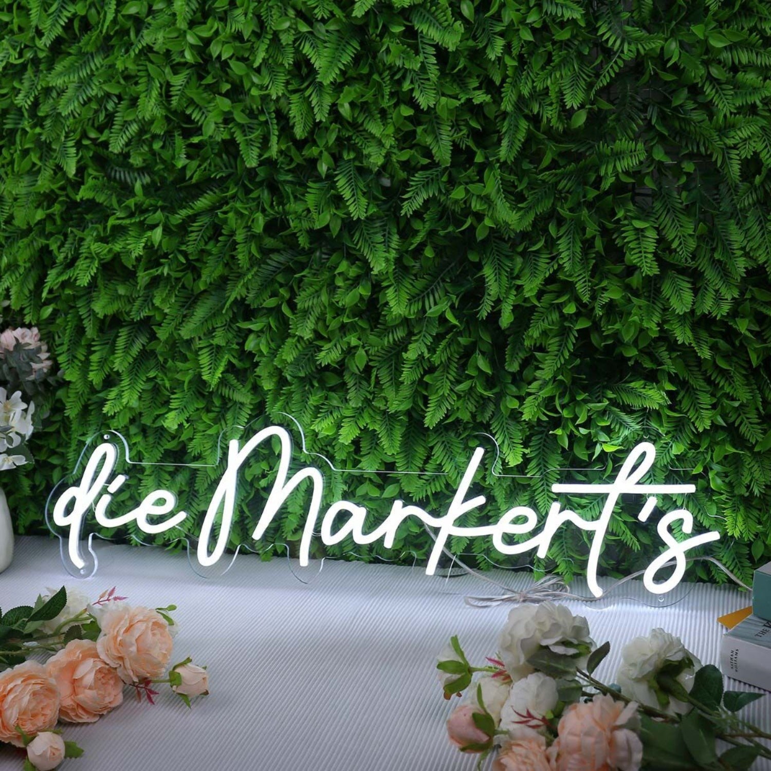 Die Markerts White Led Neon Sign | Shineneon