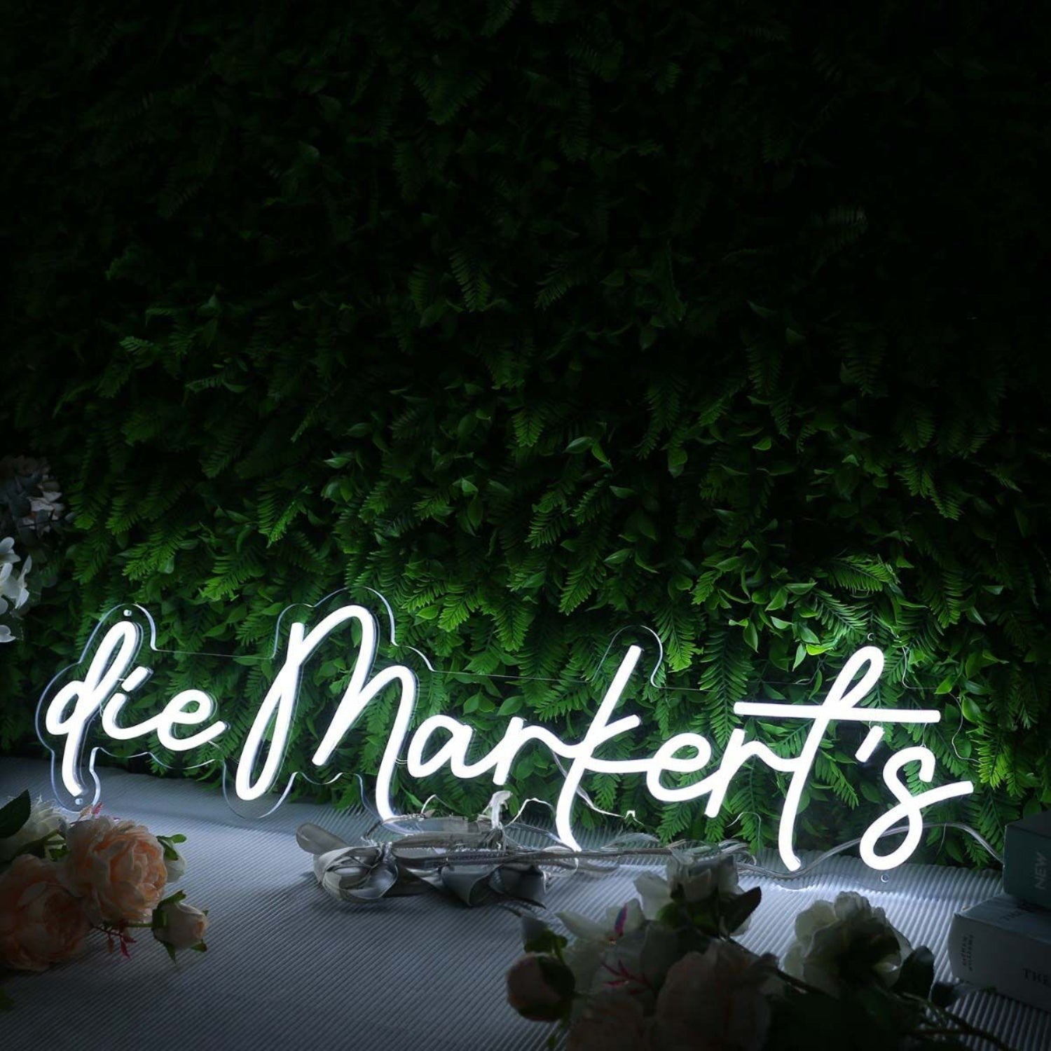 Die Markerts White Led Neon Sign - Shineneon
