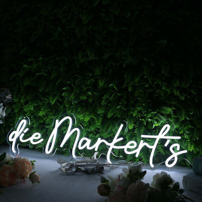 Die Markerts White Led Neon Sign - Shineneon