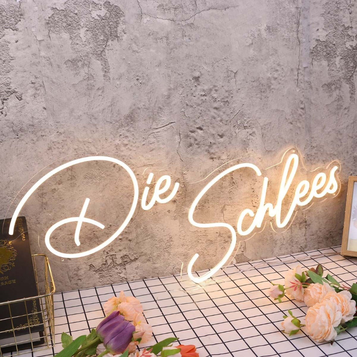 Die Schlees Yellow Led Neon Sign - Shineneon