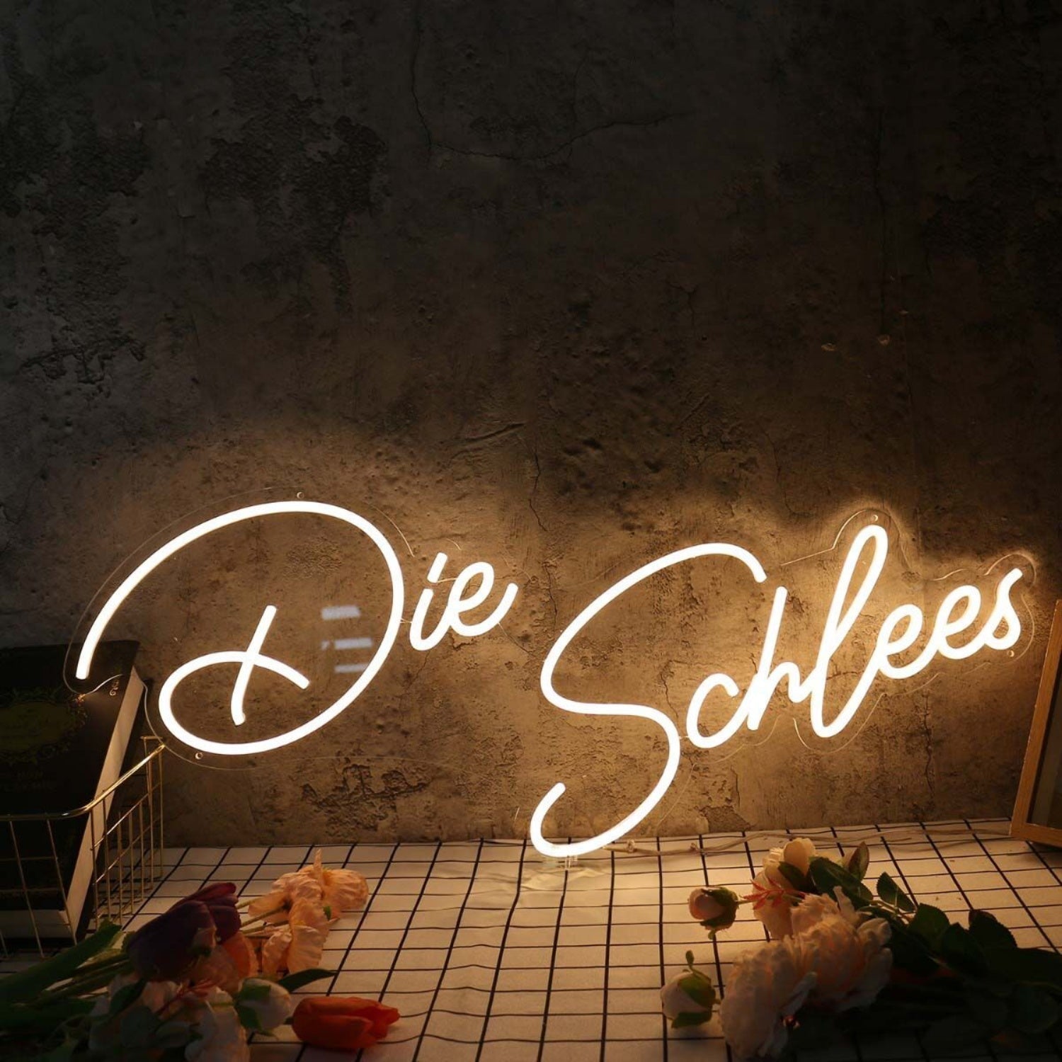 Die Schlees Yellow Led Neon Sign - Shineneon