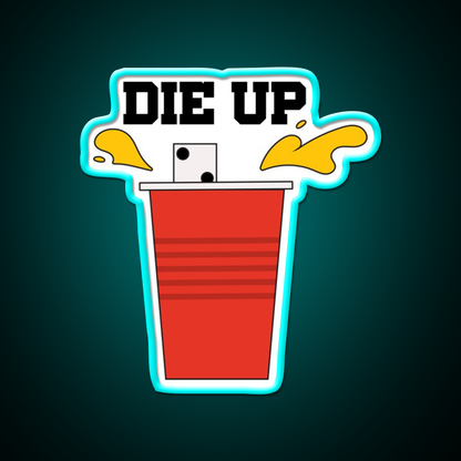 Die Up Beer Die Beer Bar Decor Led Neon Sign Rgb Color