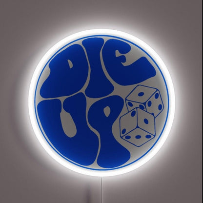 Die Up Blue Rgb Led Neon Sign - Shineneon