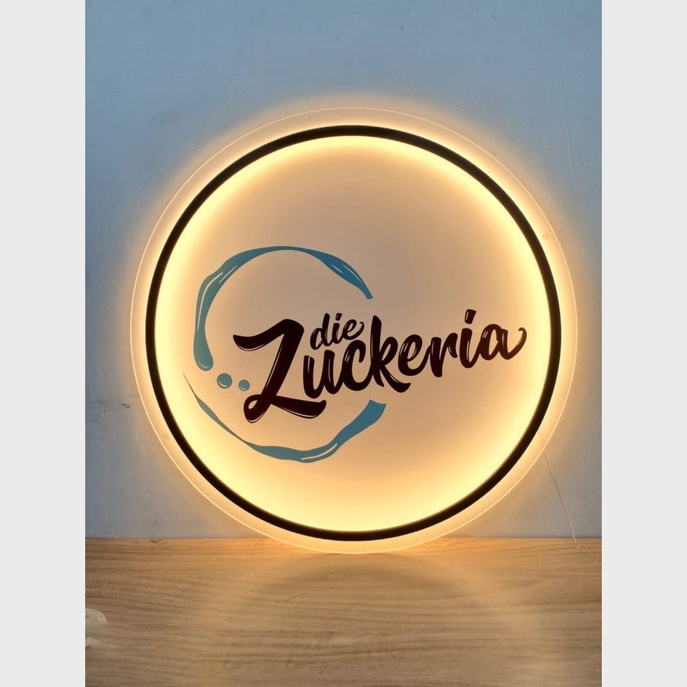 Die Zuckeria Acrylic Business Logo Sign - Shineneon