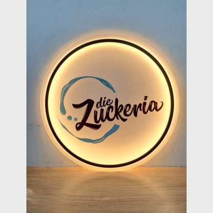 Die Zuckeria Acrylic Business Logo Sign - Shineneon