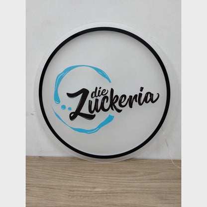Die Zuckeria Acrylic Business Logo Sign - Shineneon