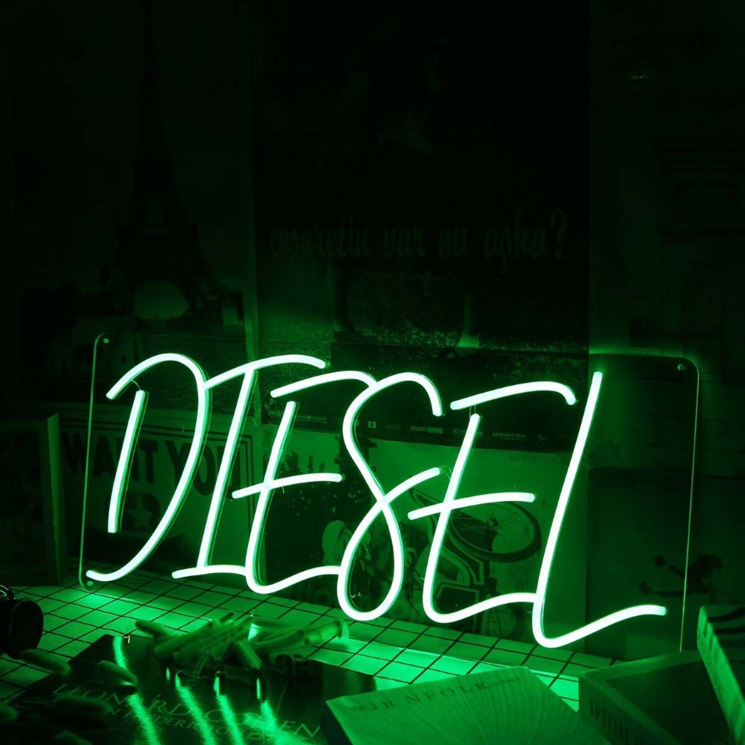 Diesel Green Custom Led Neon Sign - Shineneon
