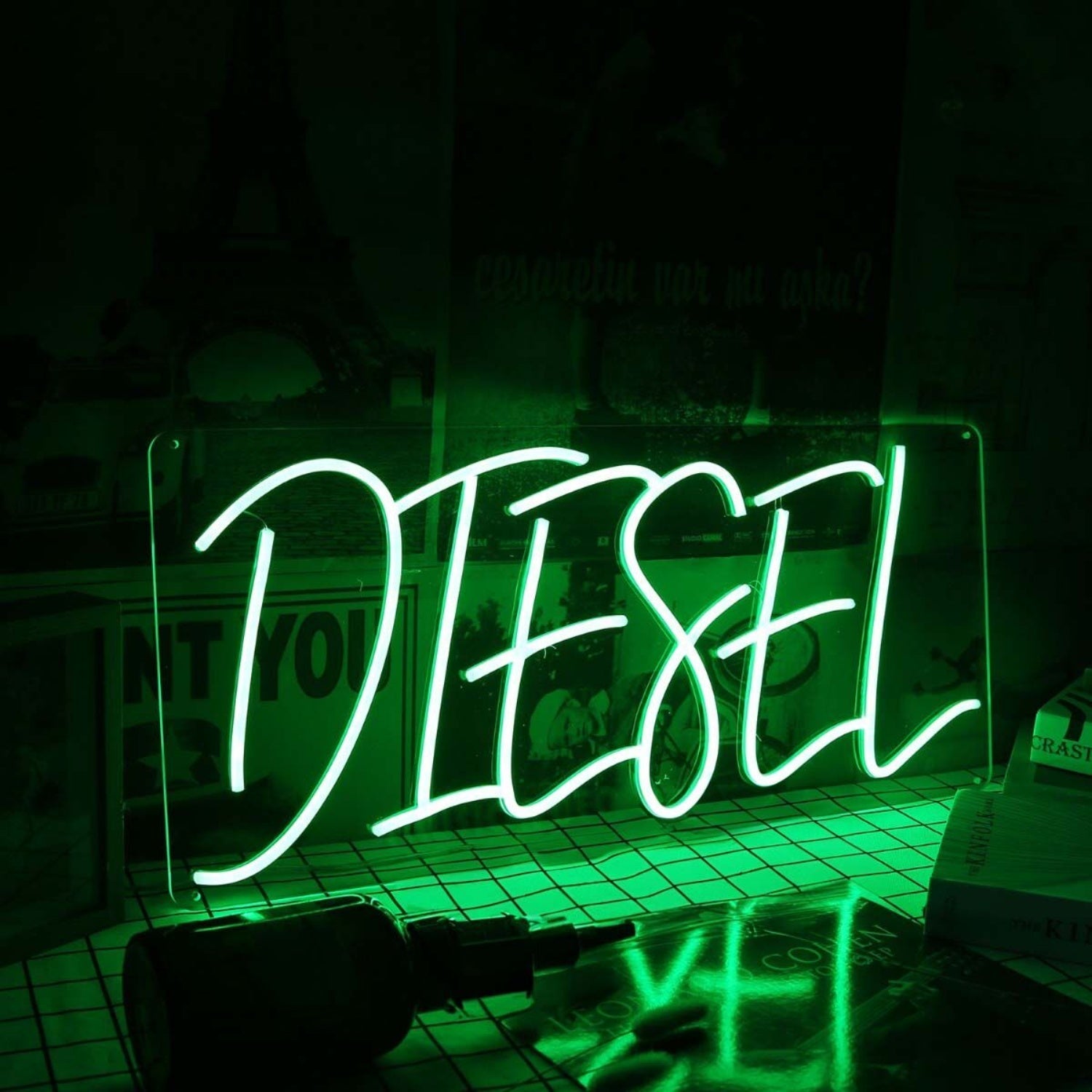 Diesel Green Custom Led Neon Sign - Shineneon