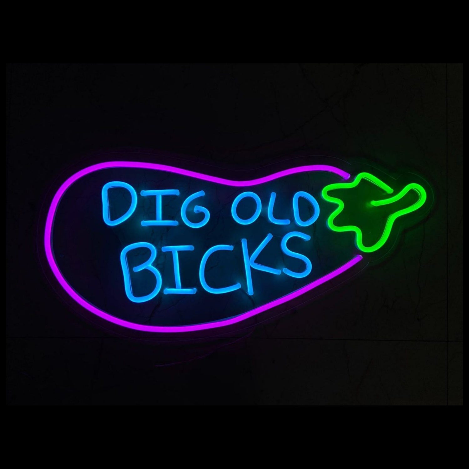 Dig Old Bicks Led Neon Signs Wall Art | Shineneon