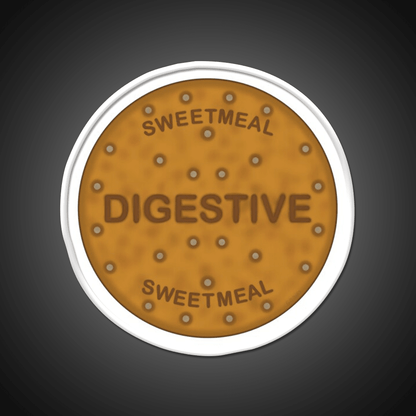 Digestive Biscuit Snack Food Led Neon Sign For Snack Room Rgb Color - Shineneon