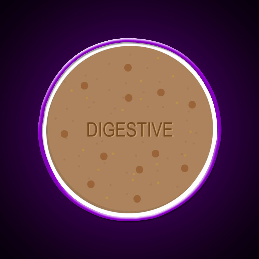 Digestive Biscuit Snack Food Led Neon Sign Rgb Color - Shineneon