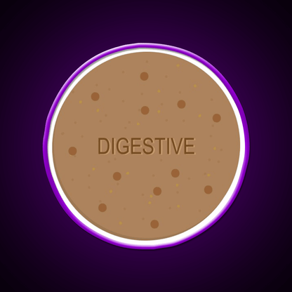 Digestive Biscuit Snack Food Led Neon Sign Rgb Color - Shineneon
