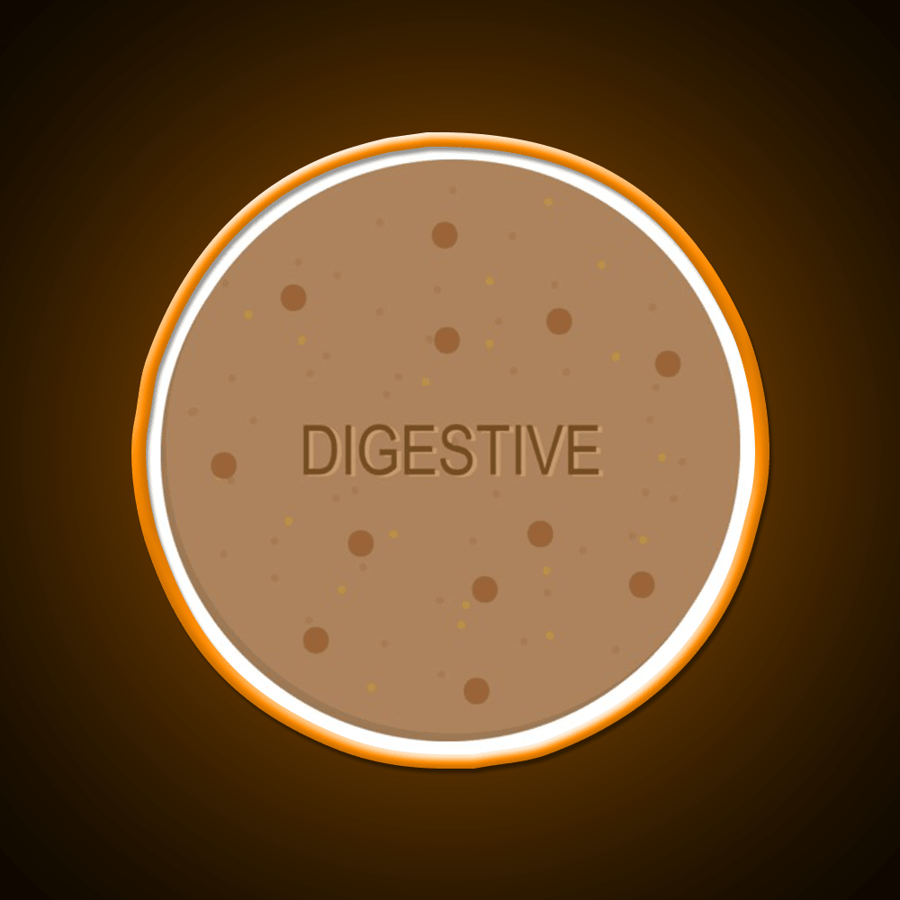Digestive Biscuit Snack Food Led Neon Sign Rgb Color - Shineneon