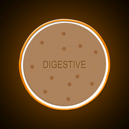 Digestive Biscuit Snack Food Led Neon Sign Rgb Color - Shineneon