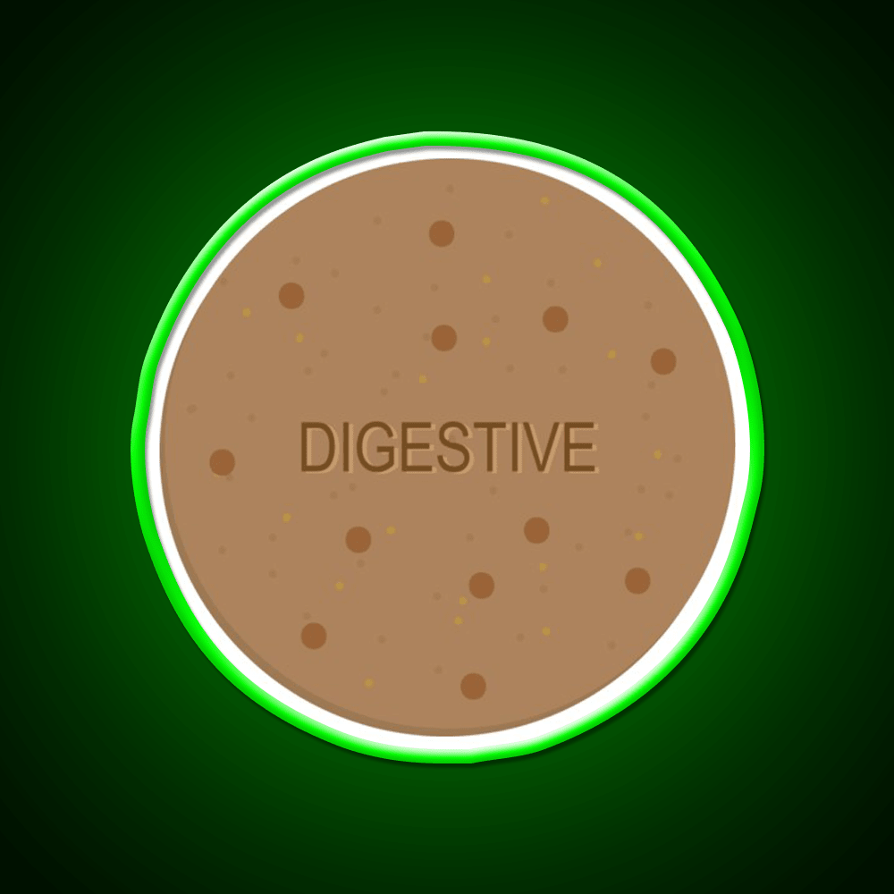 Digestive Biscuit Snack Food Led Neon Sign Rgb Color - Shineneon