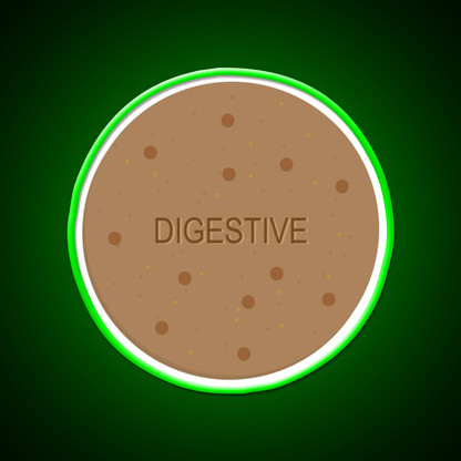 Digestive Biscuit Snack Food Led Neon Sign Rgb Color - Shineneon