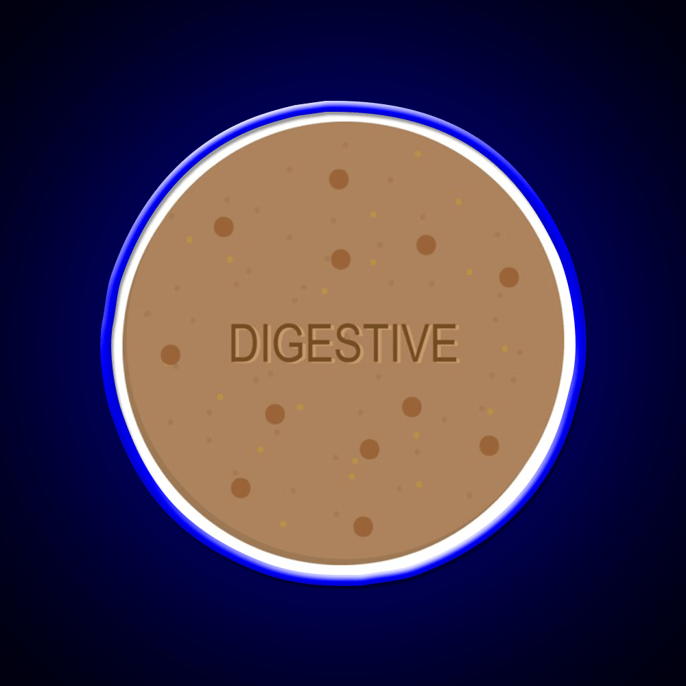 Digestive Biscuit Snack Food Led Neon Sign Rgb Color - Shineneon