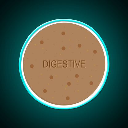 Digestive Biscuit Snack Food Led Neon Sign Rgb Color - Shineneon