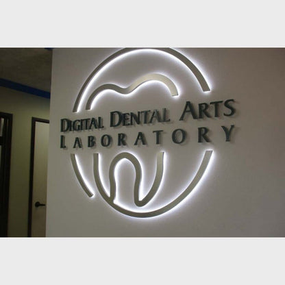 Digital Dental Arts Lab 3D Backlit Channel Letters Led Light Sign - Shineneon