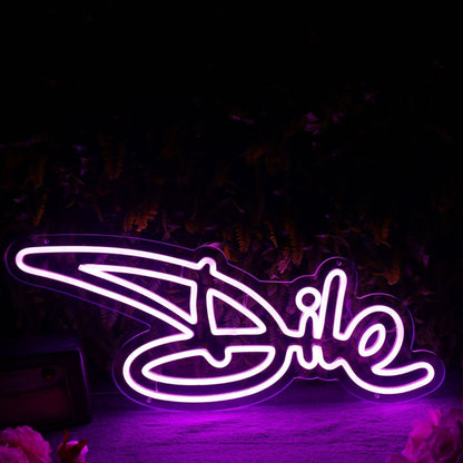 Dile Dark Purple Led Neon Sign - Shineneon