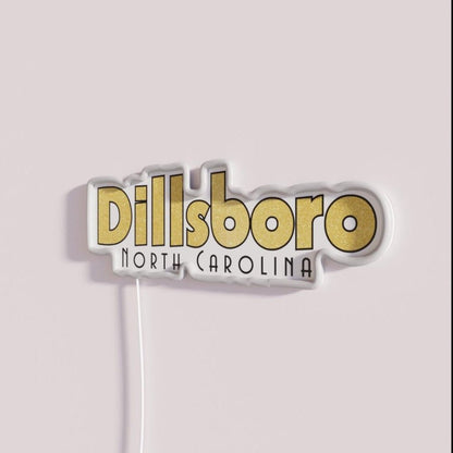 Dillsboro North Carolina Asheville Wnc Glitter Rgb Led Neon Sign - Shineneon