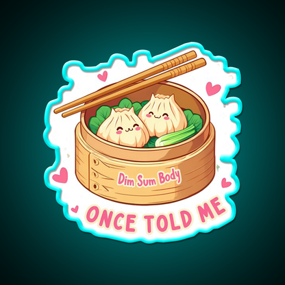 Dim Sim Led Neon Sign Chinese Food Rgb Color