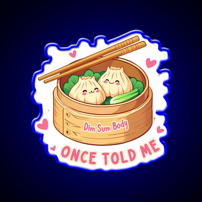 Dim Sim Led Neon Sign Chinese Food Rgb Color