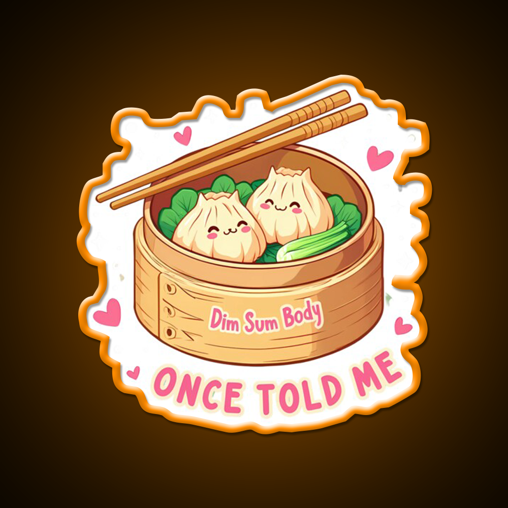 Dim Sim Led Neon Sign Chinese Food Rgb Color