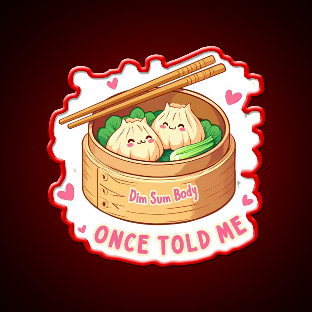 Dim Sim Led Neon Sign Chinese Food Rgb Color