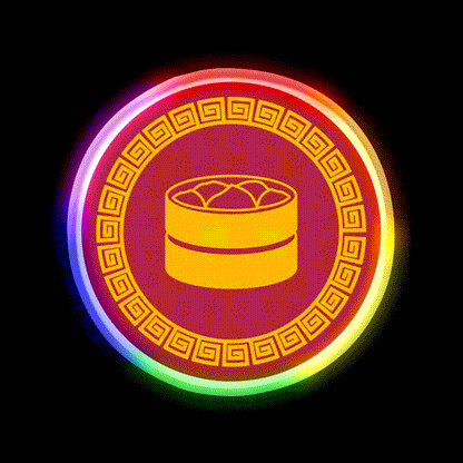 Dim Sum Art Led Neon Sign Chinese Food Rgb Color