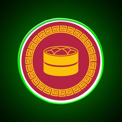 Dim Sum Art Led Neon Sign Chinese Food Rgb Color