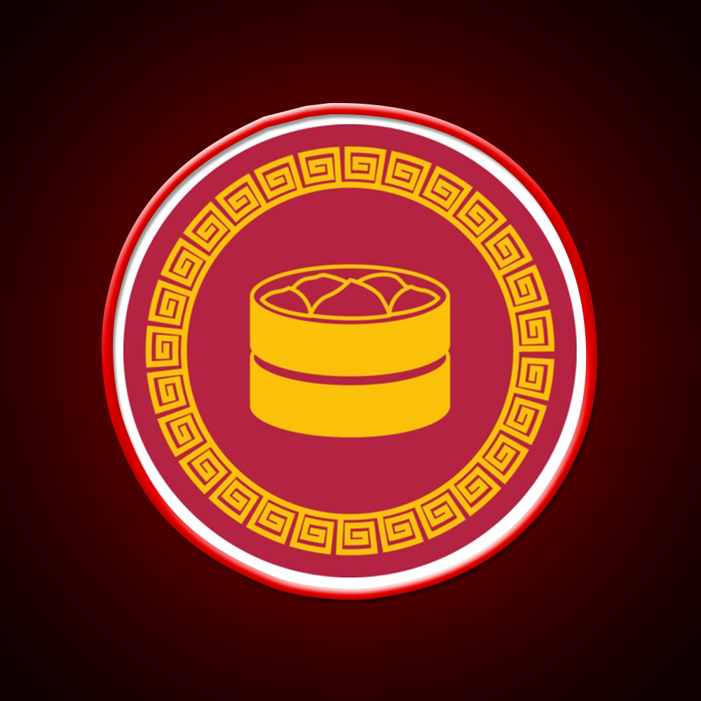 Dim Sum Art Led Neon Sign Chinese Food Rgb Color