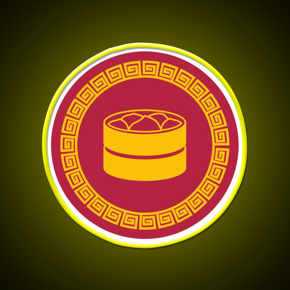 Dim Sum Art Led Neon Sign Chinese Food Rgb Color