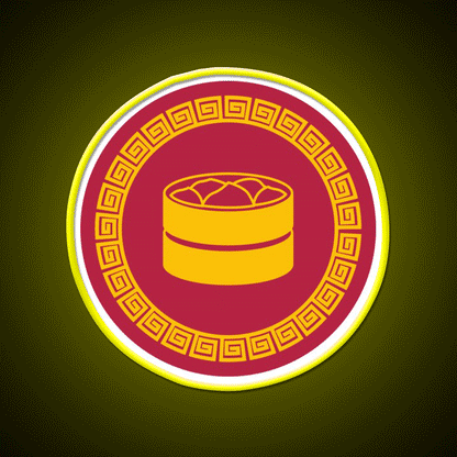 Dim Sum Art Led Neon Sign Chinese Food Rgb Color