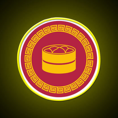 Dim Sum Art Led Neon Sign Chinese Food Rgb Color