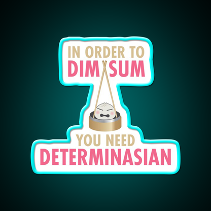 Dim Sum Determinasian Led Neon Sign Chinese Food Rgb Color