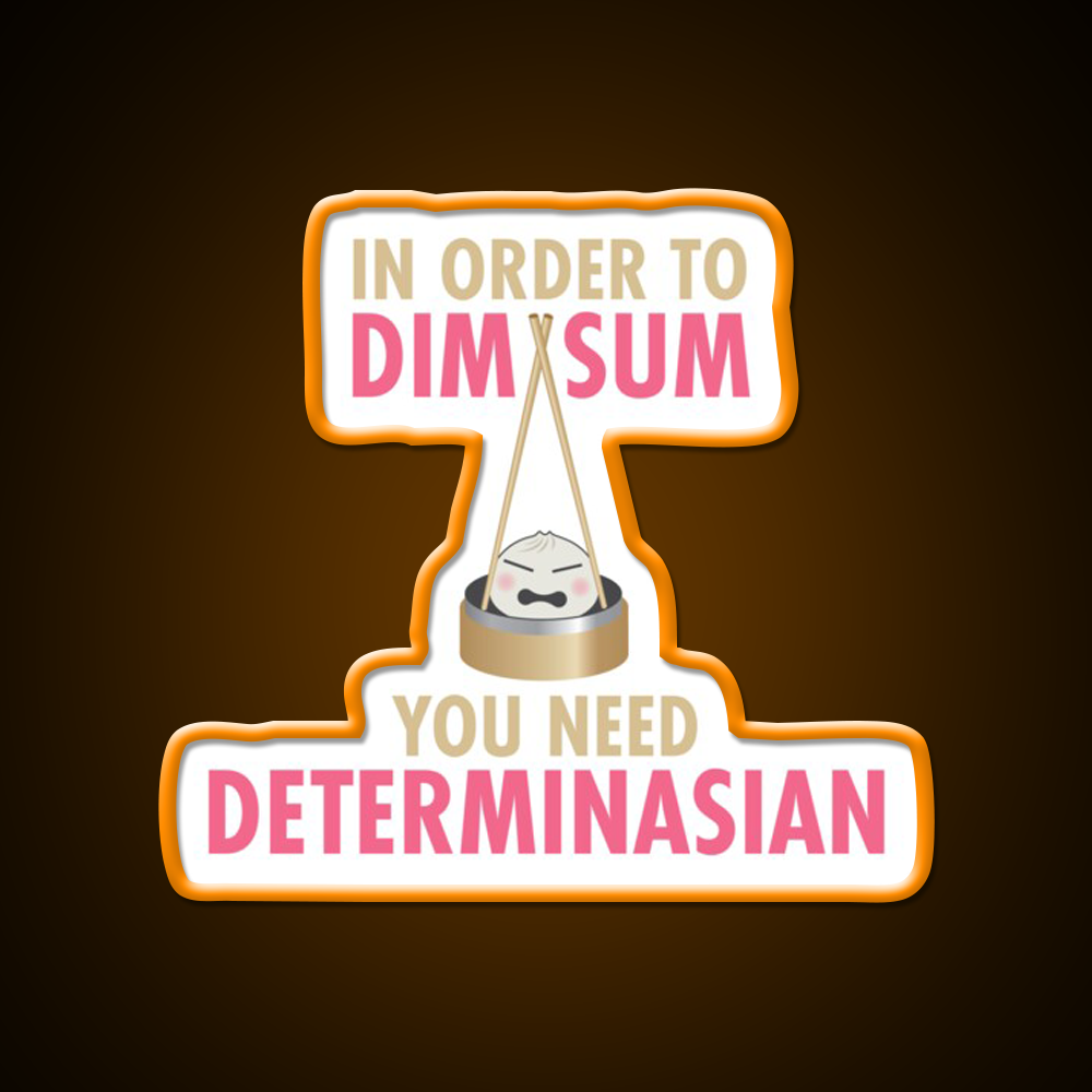 Dim Sum Determinasian Led Neon Sign Chinese Food Rgb Color