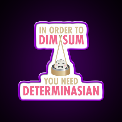 Dim Sum Determinasian Led Neon Sign Chinese Food Rgb Color