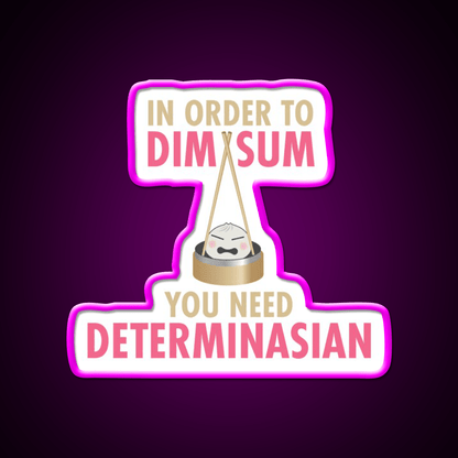 Dim Sum Determinasian Led Neon Sign Chinese Food Rgb Color - Shineneon