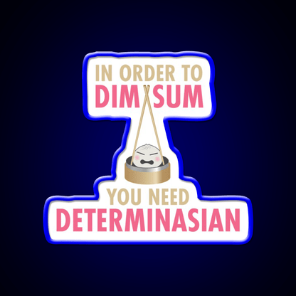 Dim Sum Determinasian Led Neon Sign Chinese Food Rgb Color - Shineneon