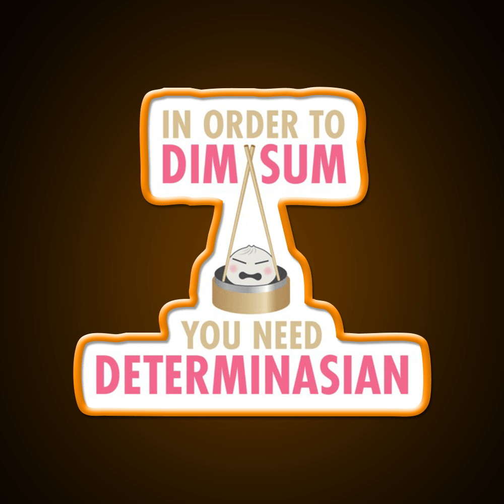 Dim Sum Determinasian Led Neon Sign Chinese Food Rgb Color - Shineneon