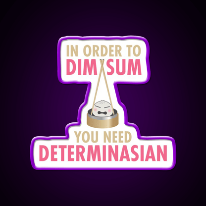 Dim Sum Determinasian Led Neon Sign Chinese Food Rgb Color - Shineneon
