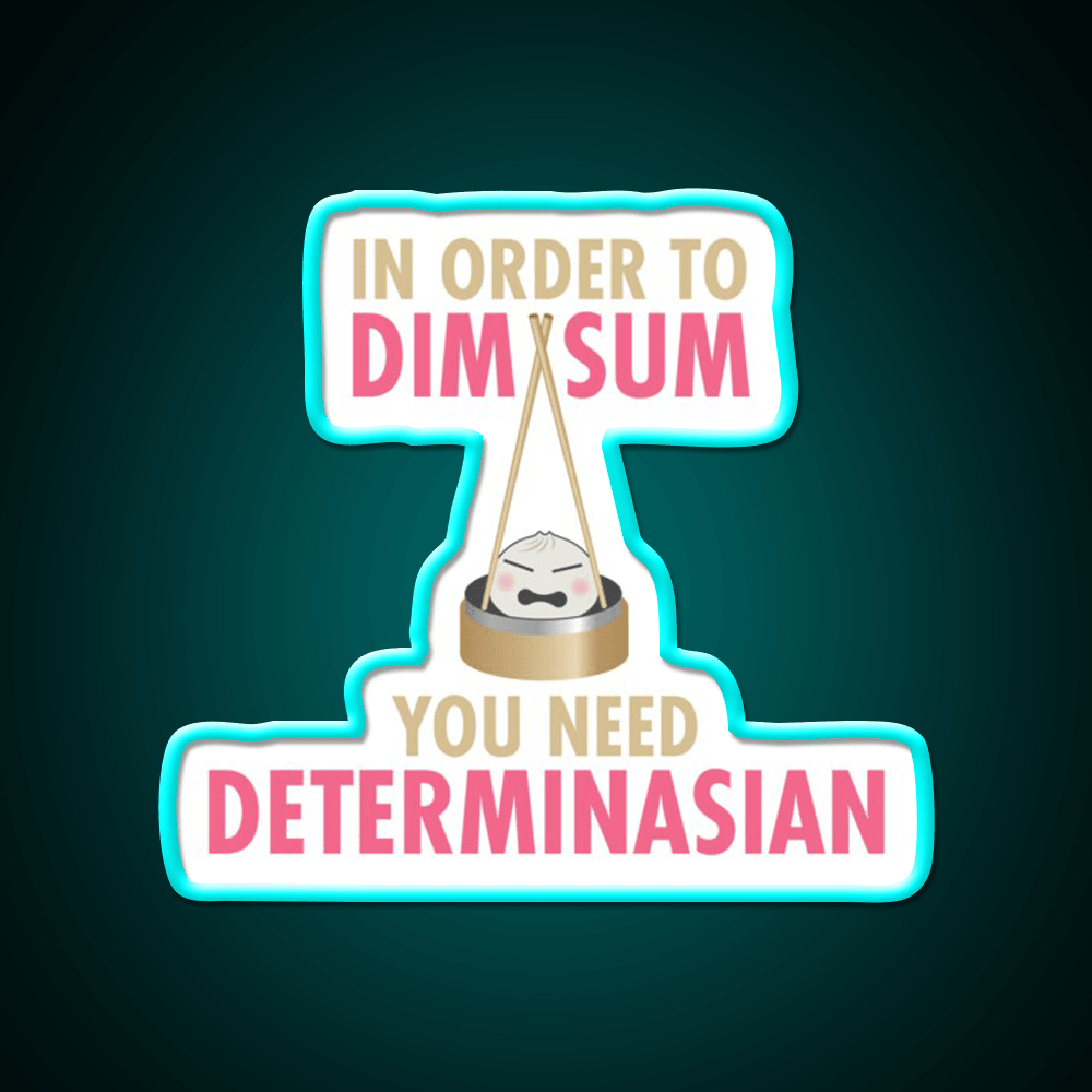 Dim Sum Determinasian Led Neon Sign Chinese Food Rgb Color - Shineneon